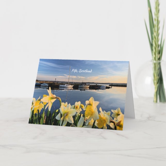 Carte Fife, Ecosse photo pittoresque (Devant)