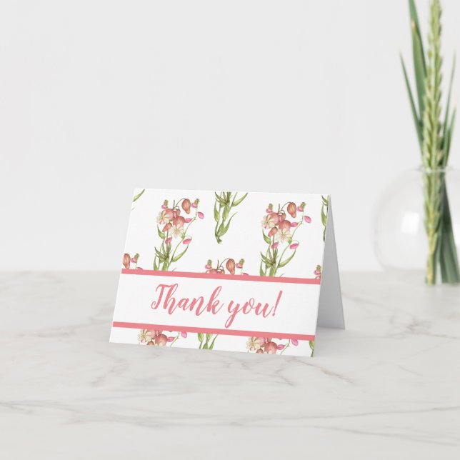 Carte Figes avec Motif de fleurs (Devant)
