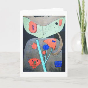 Carte Figure du théâtre oriental, Paul Klee