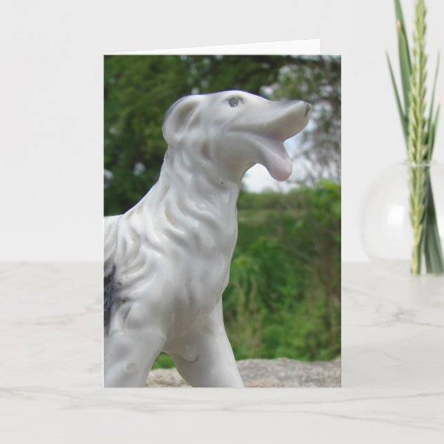 Carte Figurine de chien antique (Devant)