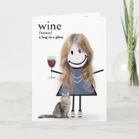 Fille à la silhouette pour anniversaire avec du vi