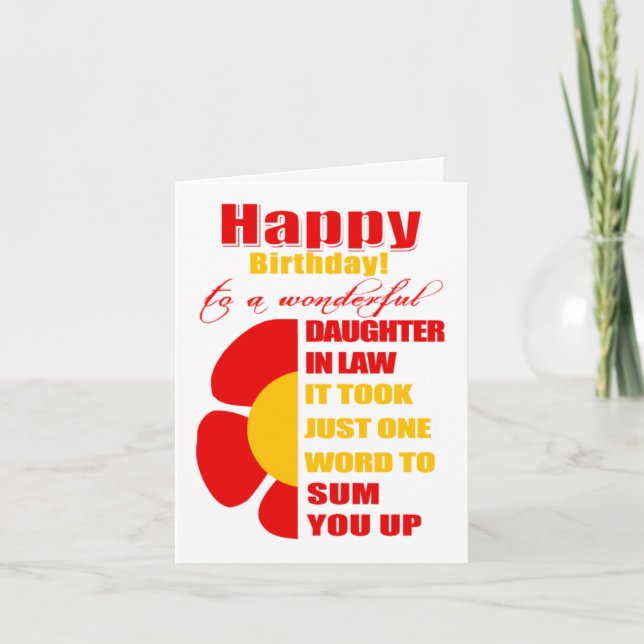 Carte fille anniversaire de naissance (Devant)