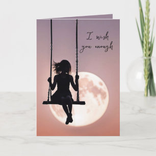Carte Fille Anniversaire En Pleine Lune