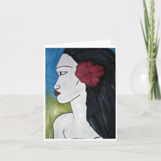 Carte Fille autochtone