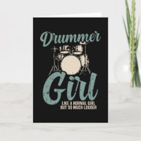 Fille batteur | Drums Drummer Cadeau