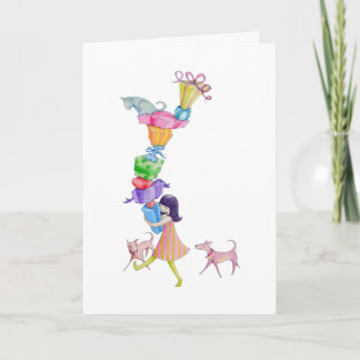 Carte fille Cadeaux