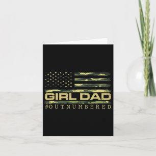 Carte Fille Camo Papa Américain Drapeau Papa De Filles 4