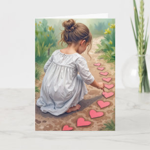 Carte Fille d'anniversaire Créer une voie cardiaque