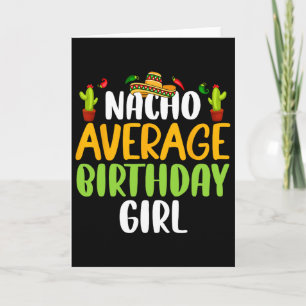 Carte Fille d'anniversaire pas moyenne Cinco De Mayo app