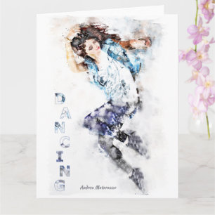 Carte Fille dansante 2