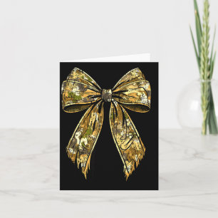 Carte Fille de chasse à l'arc Camouflage Camo