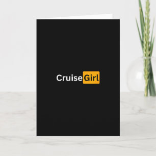 Carte Fille de croisière - Cadeaux de bon voyage Y Cruis