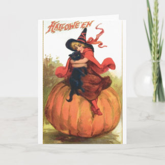 Carte Fille de Halloween