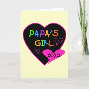 Carte Fille de Papa Tee - shirts, Casquettes, Mugs, Bout