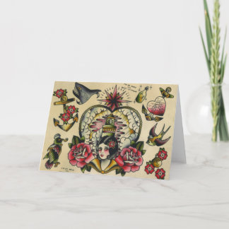 Carte Fille de voile