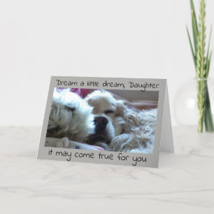 CARTE *FILLE* DIPLÔMÉE RÊVE-LE ET IL PEUT DEVENIR VRAI