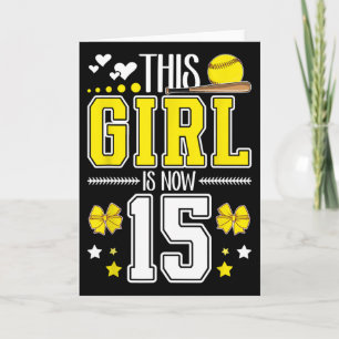 Carte Fille Douce 15 Ans Anniversaire 15 Ans Joueuse Dou