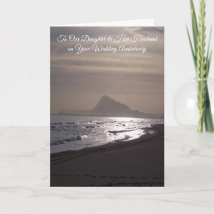 Carte Fille du lever du soleil Mari Anniversaire de mari