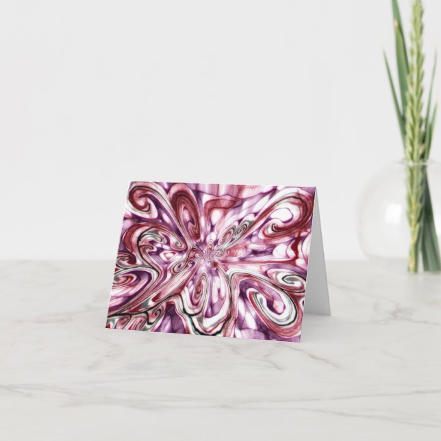 Carte Fille en colère (Devant)