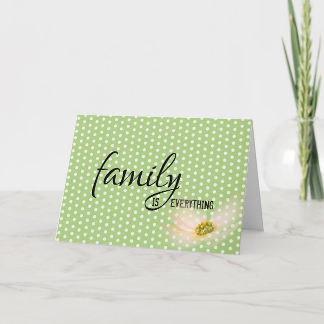 Carte Fille En Droit Polka Dot Anniversaire (Devant)