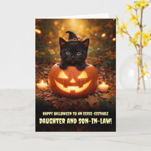 Carte Fille et gendre Beau-fils Joyeux Halloween