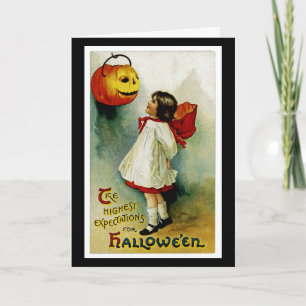 Carte Fille Halloween