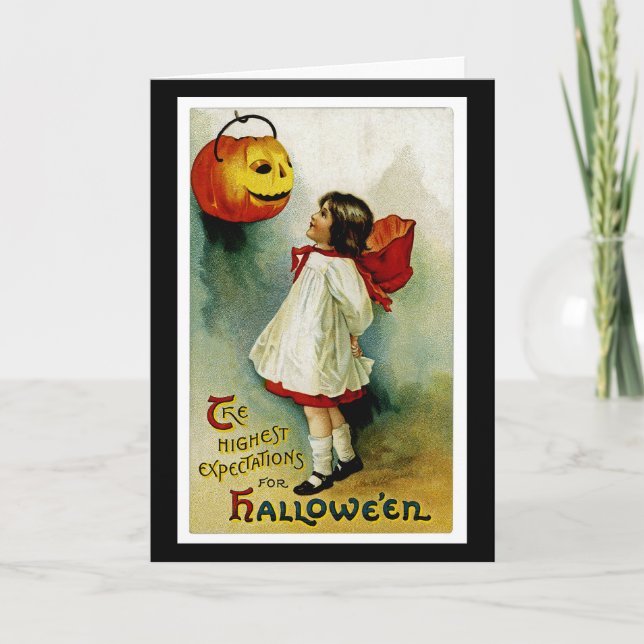 Carte Fille Halloween (Devant)