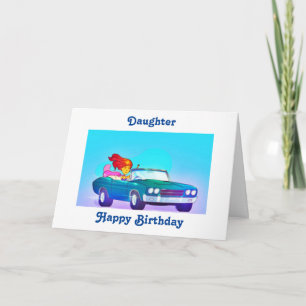 Carte "FILLE" HEUREUSE **18ème** ANNIVERSAIRE**