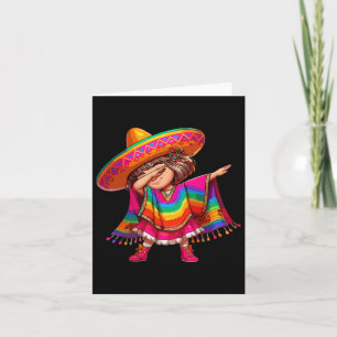 Carte Fille mexicaine Cinco De Mayo Chapeau Latina Mexic