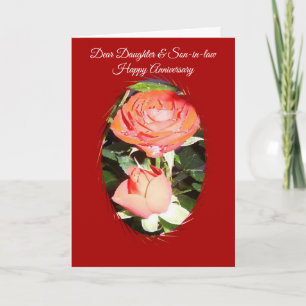 Carte Fille Rose Et Mari Anniversaire Personnalisé