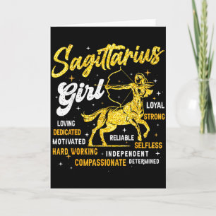 Carte Fille Sagittaire Reine Femme Novembre Anniversaire
