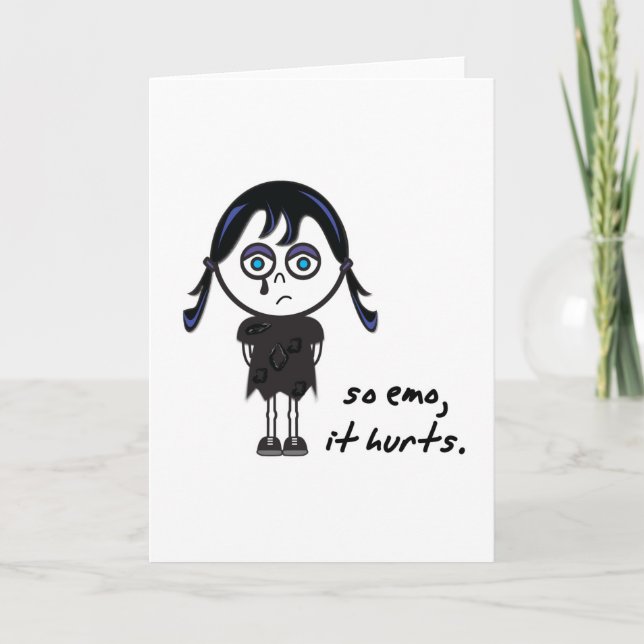 Carte fille si emo (Devant)