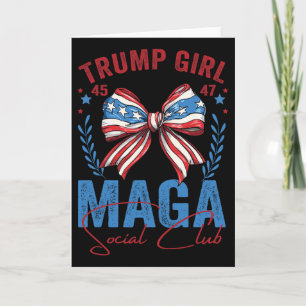 Carte Fille Trump 45 47 Méga Est 2025 Club Social Vote