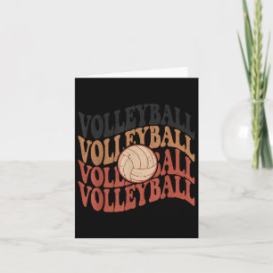 Carte Fille Volleyball T Chemise Ado Femmes Maman mignon