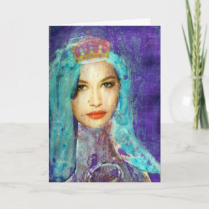 Carte Fille Zetti couronnée