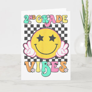 Carte Filles ambiance 2e année sourire visage retour à l