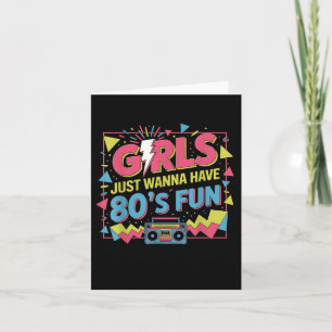 Carte Filles Amusantes Je Veux Juste Avoir Amusé Awesome