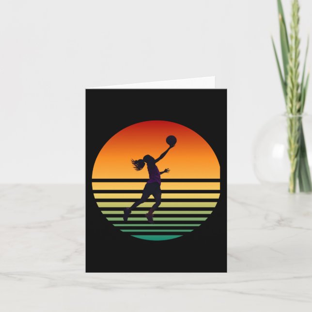 Carte Filles de basketball  (Devant)