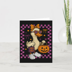 Carte Filles Goose Halloween Éffrayant Goosey Silly Goos