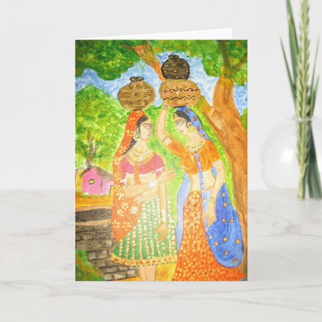 Carte Filles indiennes (Devant)