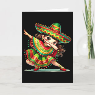 Carte Filles Mexicaines Rigolotes Dabbing Cinco De Mayo 