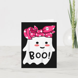 Carte Filles Toddler Happy Halloween Fantôme Avec Bandan