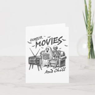 Carte Film D'Horreur Et Halloween Chill Graphique Thémat