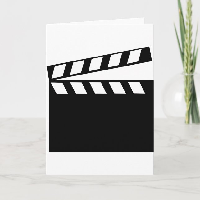 Carte Film Movie Clapper (Devant)