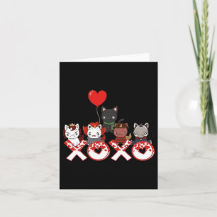 Carte Films d'horreur de la Saint-Valentin Licorne Xoxo