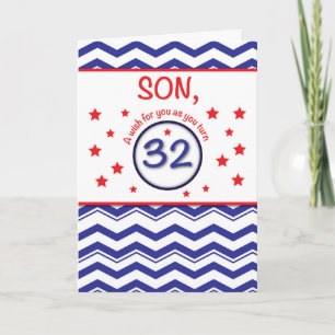 Carte Fils, 32e anniversaire patriotique