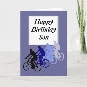 Carte Fils, Anniversaire, Vélo, Cycle Drôle Du Parent