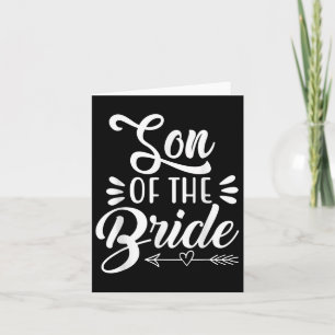 Carte Fils De La Mariée Mariage Fête Famille Bridal Show