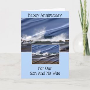 Carte Fils Et Femme Mariage Anniversaire