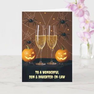 Carte Fils et fille en droit Joyeux Halloween mignonne
